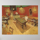 Night Cafe van Vincent van Gogh Poster (Voorkant)