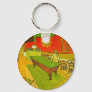 Night Cafe van Vincent van Gogh Sleutelhanger