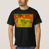Night Cafe van Vincent van Gogh T-shirt (Voorkant)
