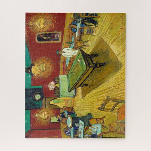 Night Cafe - Vincent van Gogh schilderende Art Legpuzzel (Verticaal)