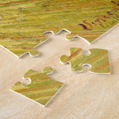 Night Cafe - Vincent van Gogh schilderende Art Legpuzzel (Zijkant)