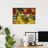 Night Cafe - Vincent van Gogh schilderende Art Poster (Thuiskantoor)