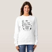 Night Calm Silence Sweatshirt (Voorkant volledig)