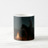 Night Campfire Mug - Western Camping Design Magische Mok (Center)