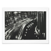 Night Canal Foto Afdruk (Voorkant)