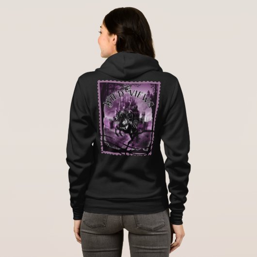 Night Castle Stamp Hoodie (Achterkant volledig)