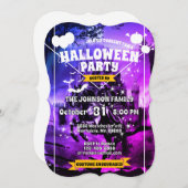 Night Castle Stamp Kaart (Voorkant / Achterkant)