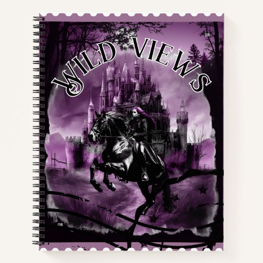 Night Castle Stamp Notitieboek (Voorkant)