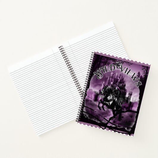 Night Castle Stamp Notitieboek (Binnen)