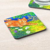 Night Cat Bier Onderzetter (Linkerzijde)
