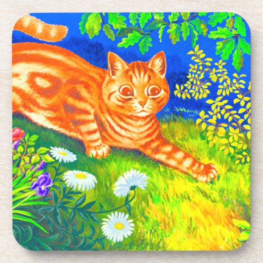 Night Cat Bier Onderzetter (Voorkant)