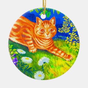 Night Cat Keramisch Ornament