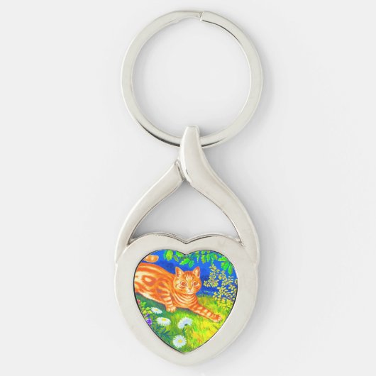 Night Cat Sleutelhanger (Voorkant)