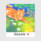 Night Cat Sticker (Vel)