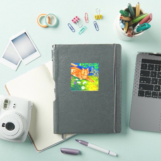 Night Cat Sticker (iPad Cover)