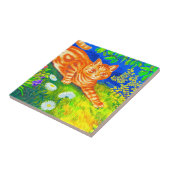 Night Cat Tegeltje (Zijkant)