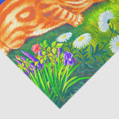 Night Cat Tissuepapier (Detail)