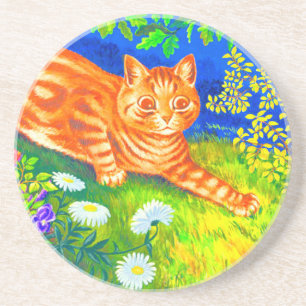 Night Cat Zandsteen Onderzetter