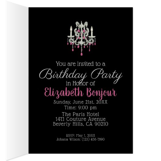 Night Chandelier SIZE/PAPER/STYLE OPTIES - RSVP & (Binnen (Rechts))