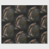 Night Channel Catfish Gevist Cadeaupapier (Vlak)