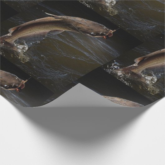 Night Channel Catfish Gevist Cadeaupapier (Hoek)