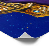 Night Chariot ART PRINT steampunk fairy fantasie (Hoek)