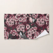 Night cherry tuin bad handdoek (Handdoek)