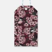 Night cherry tuin cadeaulabel (Voorkant)