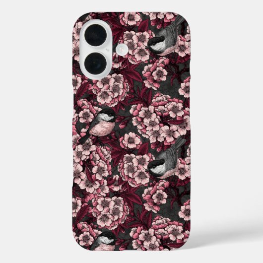 Night cherry tuin Case-Mate iPhone case (Achterkant)