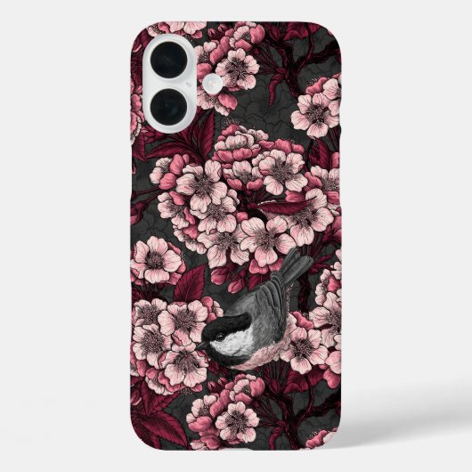 Night cherry tuin Case-Mate iPhone case (Achterkant)