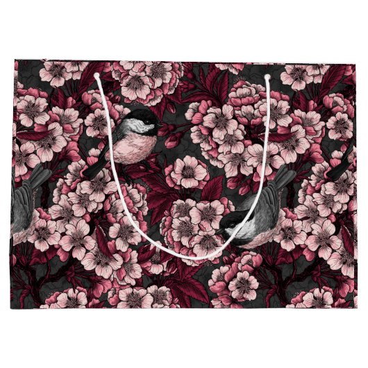 Night cherry tuin groot cadeauzakje (Achterkant)