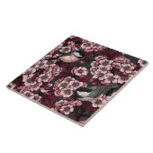 Night cherry tuin tegeltje (Zijkant)