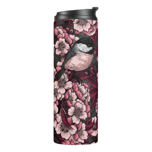 Night cherry tuin thermosbeker (Gedraaid links)