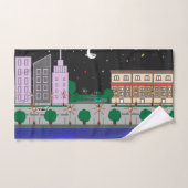 Night City Bad Handdoek (Handdoek)