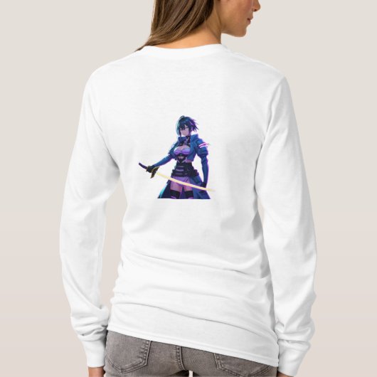 Night City behoort tot de dappere Cyberpunk Neon S T-shirt (Achterkant)