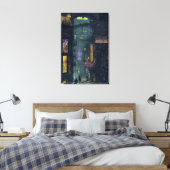 Night City Canvas Afdruk (Insitu (Slaapkamer))