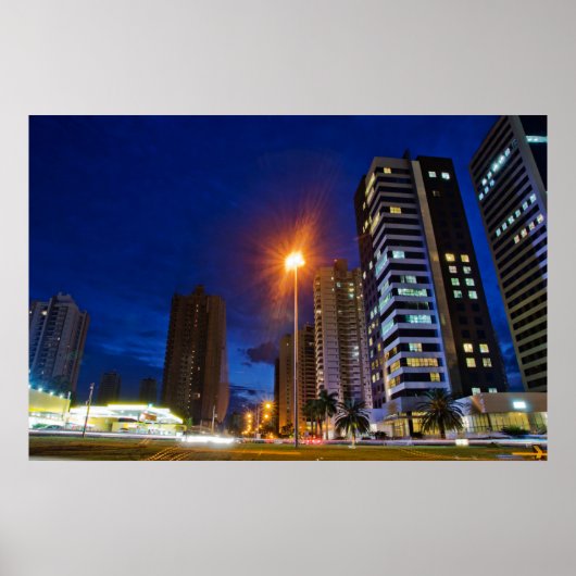 Night City Lonrina Poster (Voorkant)