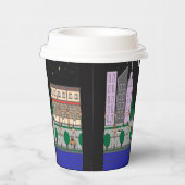 Night City Papieren Bekers (Rechts)