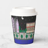 Night City Papieren Bekers (Voorkant)