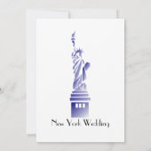 Night City Scale Uitnodiging voor bruiloft (Achterkant)