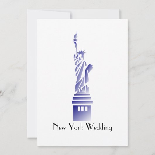 Night City Scale Uitnodiging voor bruiloft (Achterkant)