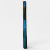Night City Skyline Hoesje-Mate iPhone Case (Achterkant/links)