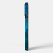 Night City Skyline Hoesje-Mate iPhone Case (Achterkant / Links)