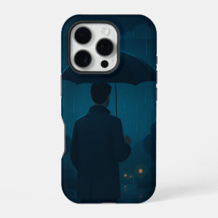 Night City Skyline Hoesje-Mate iPhone Case 16 Pro Hoesje