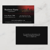 Night City Skyline Visitekaartjes (Voorkant / Achterkant)