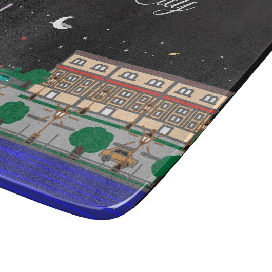 Night City Snijplank (Hoek)