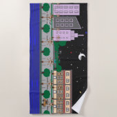 Night City Strandlaken (Voorkant)