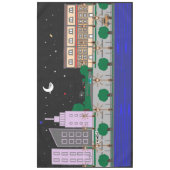 Night City Tafelkleed (Voorkant)