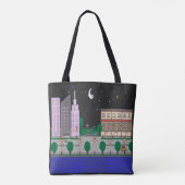 Night City Tote Bag (Achterkant)