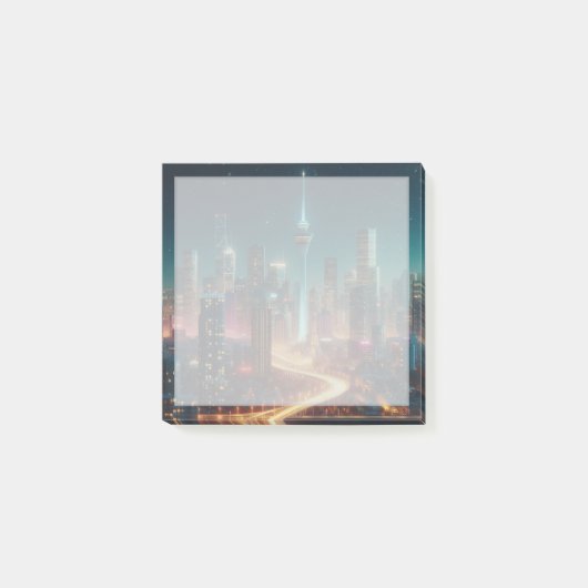 Night Cityscape Post-It Notes (Voorkant)